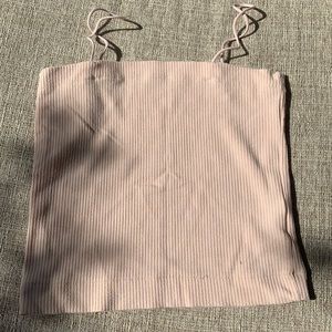 American Eagle pink crop top